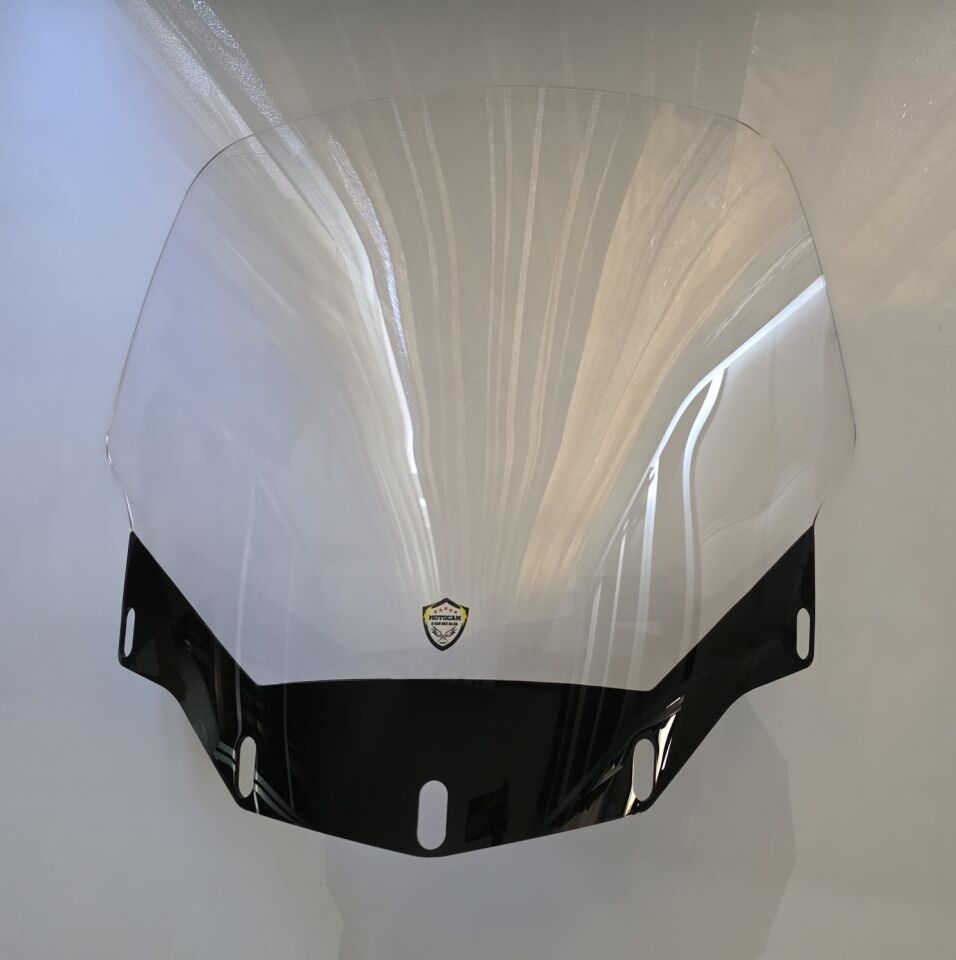 MOTOCAM Honda Goldwing GL 1500 Ön Cam 2007-2008 Model 66cm Şeffaf Renkli 4mm