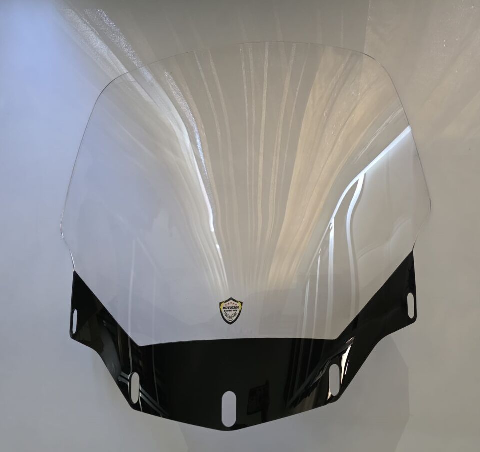 MOTOCAM Honda Goldwing GL 1500 Ön Cam 2007-2008 Model 66cm Şeffaf Renkli 4mm