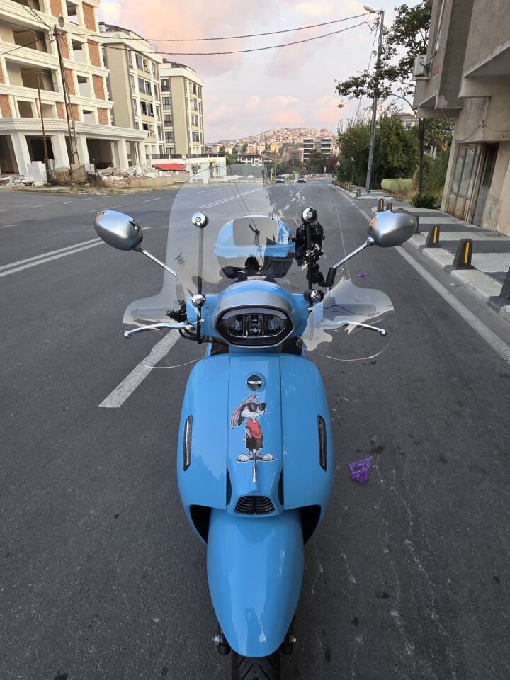 RKS LTR 125 Elcik Korumalı Aparatsız Ön Cam 2023,2025 Model 45cm