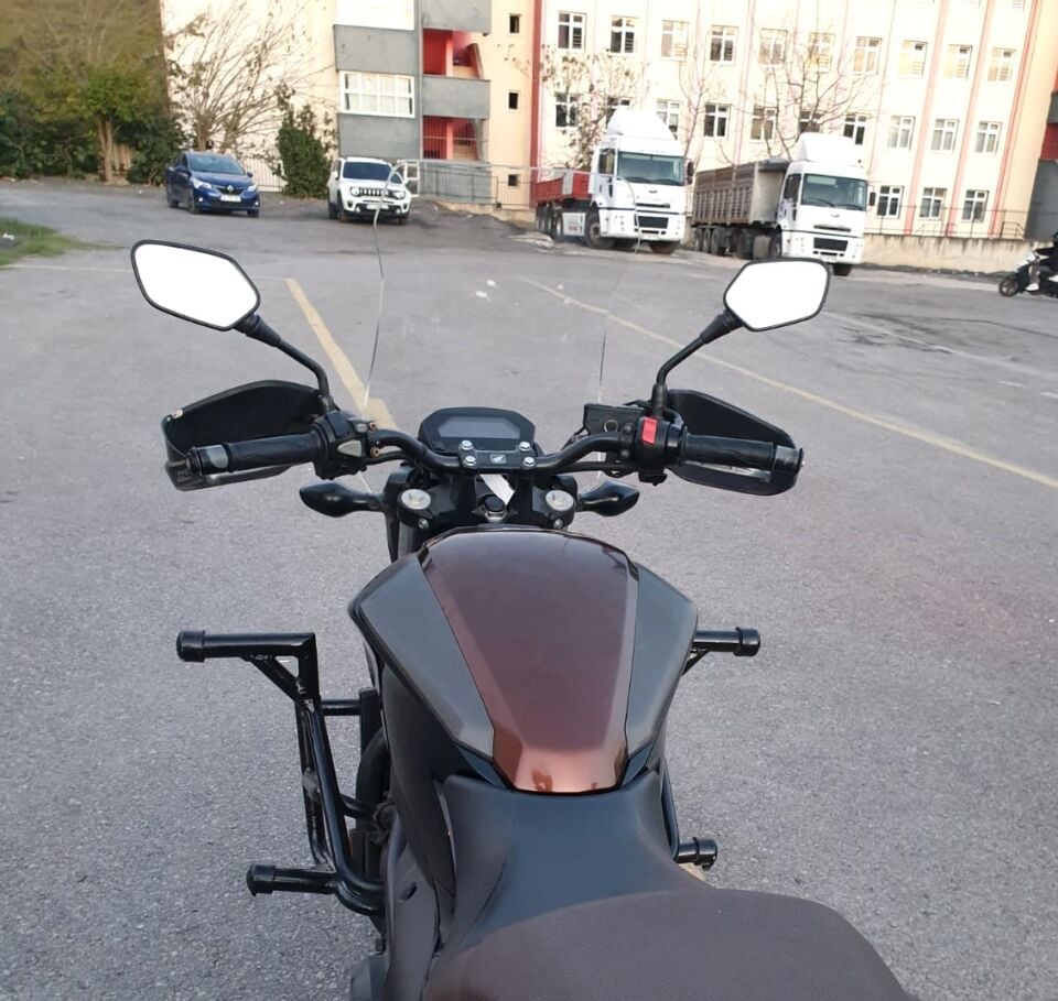 MOTOCAM Honda NC 700 750 S Ön Cam 2012-2020 Model 50cm Şeffaf Renkli 4mm ORTA BOYLU CAM