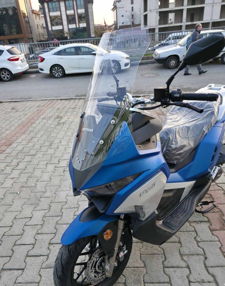 MOTOCAM Volta Revolt RSX7 Ön Cam 2022-2026 Model 75cm Şeffaf Renkli 4mm