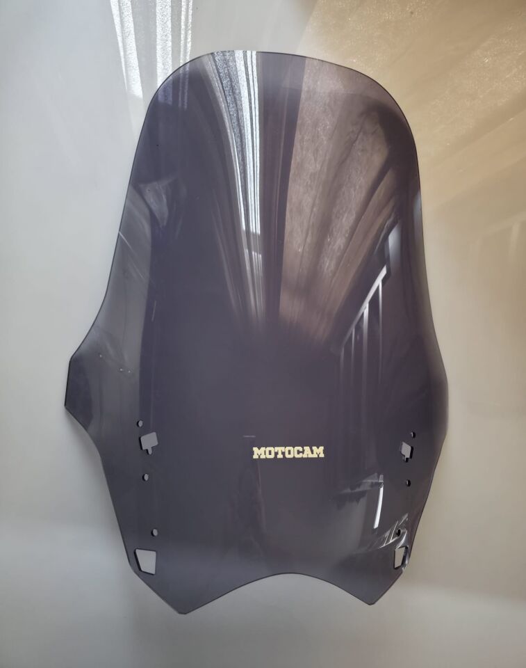 MOTOCAM Yamaha FJR 1300 Ön Cam 2012-2020 Model 64cm Füme Renkli 4mm