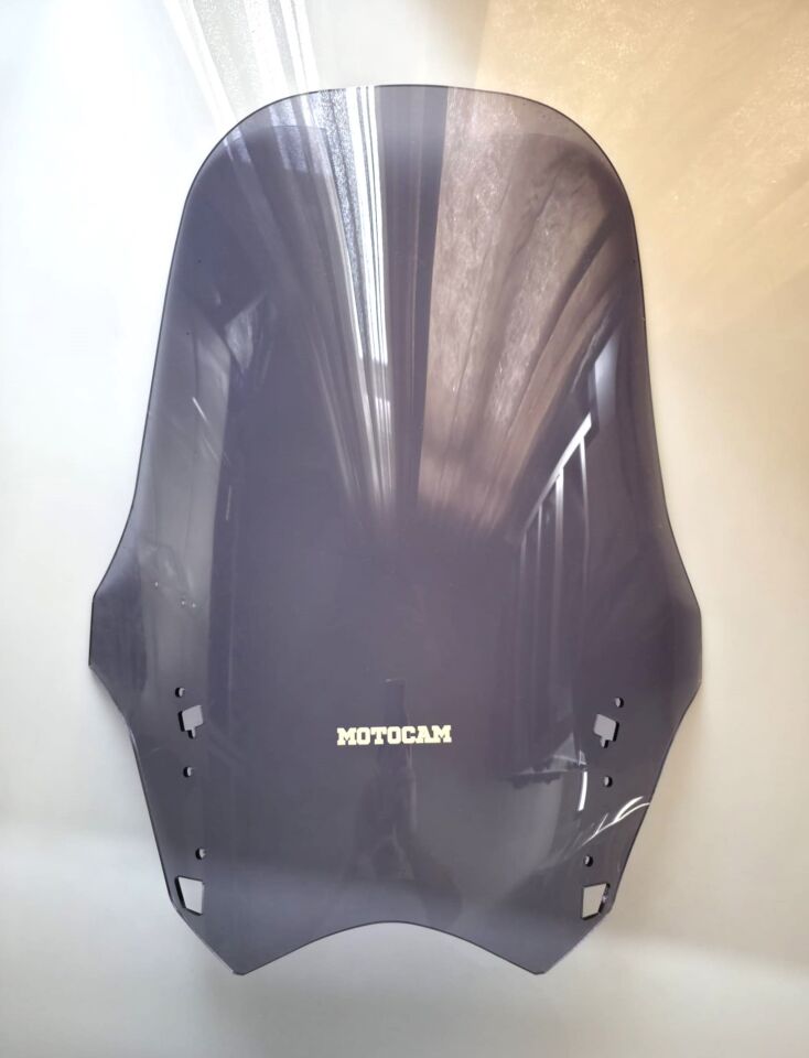 MOTOCAM Yamaha FJR 1300 Ön Cam 2012-2020 Model 64cm Füme Renkli 4mm