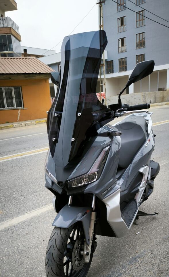 MOTOCAM Volta Revolt RSX7 Ön Cam 2022-2026 Model 78cm Siyah Renkli 4mm