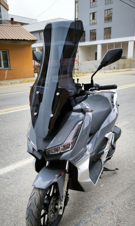 MOTOCAM Volta Revolt RSX7 Ön Cam 2022-2026 Model 78cm Siyah Renkli 4mm