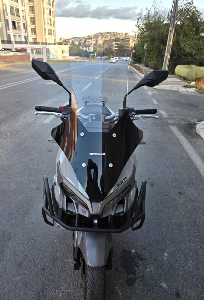 MOTOCAM Volta Revolt RSX7 Ön Cam 2022-2026 Model 78cm Şeffaf Renkli 4mm