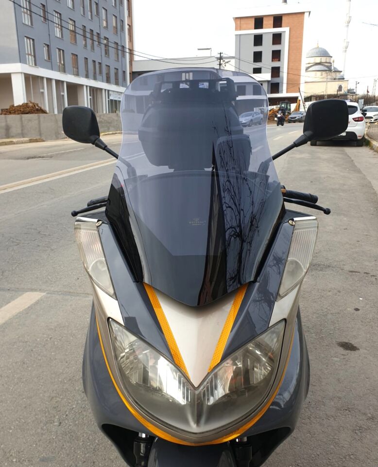 MOTOCAM Yamaha Majesty 400 Ön Cam 2003-2015 Model 68cm Füme Renkli 4mm