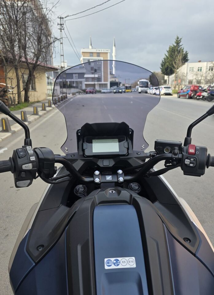 MOTOCAM Honda NC 700 750 X Ön Cam 2021-2024 Model 50cm Füme Renkli 4mm ORTA BOYLU