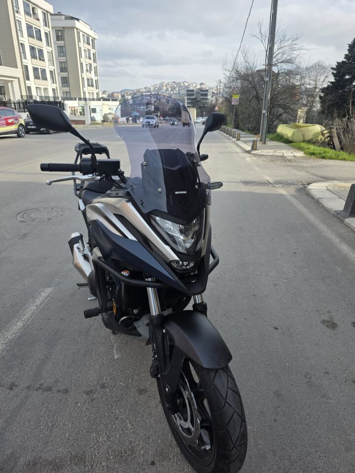 MOTOCAM Honda NC 700 750 X Ön Cam 2021-2024 Model 50cm Füme Renkli 4mm ORTA BOYLU