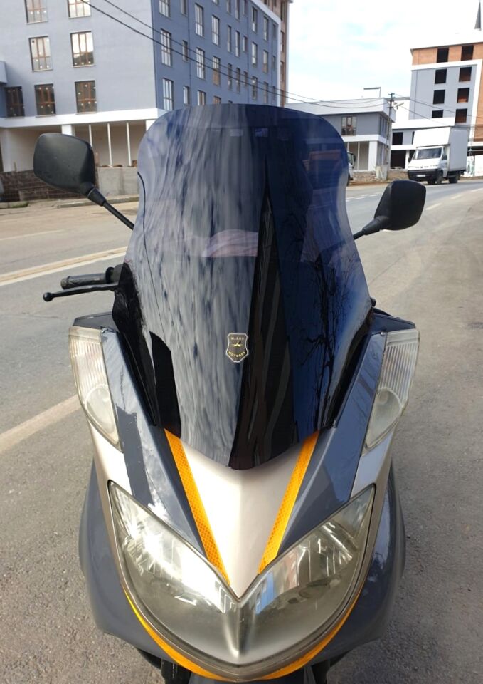 MOTOCAM Yamaha Majesty 400 Ön Cam 2003-2015 Model 68cm Siyah Renkli 4mm