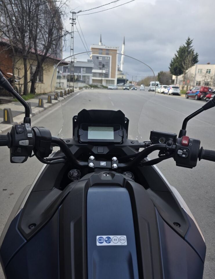 MOTOCAM Honda NC 700 750 X Ön Cam 2021-2024 Model 50cm Şeffaf Renkli 4mm ORTA BOYLU