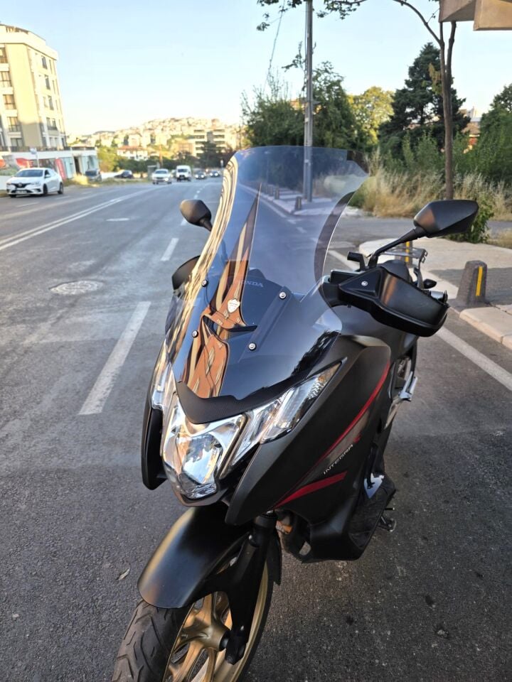 MOTOCAM Honda NC 750 D İntegra Ön Cam 2014-2020 Model 68cm Füme Renkli 4mm