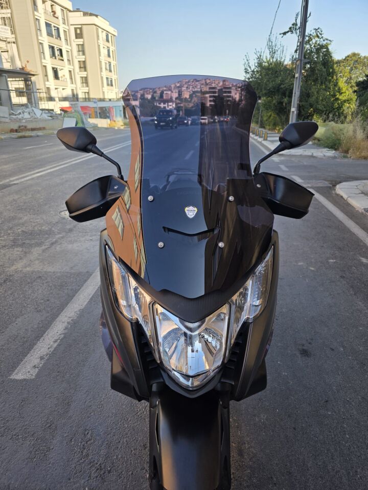 MOTOCAM Honda NC 750 D İntegra Ön Cam 2014-2020 Model 68cm Siyah Renkli 4mm