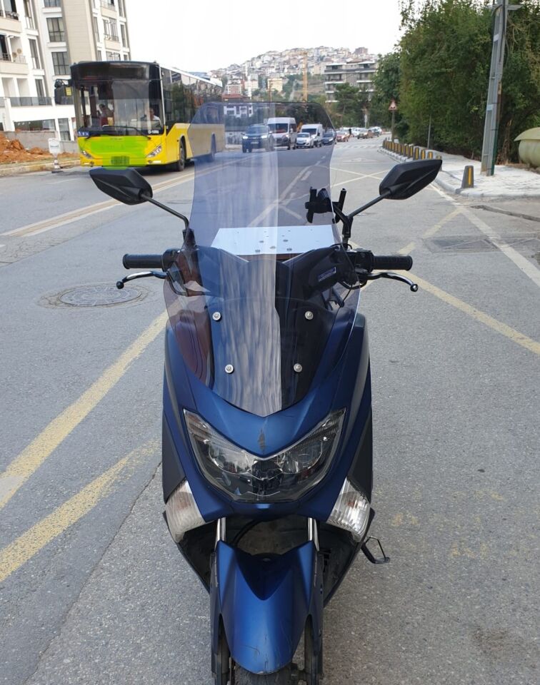 MOTOCAM Yamaha Nmax Ön Cam 2015-2020 Model 69cm Füme Renkli 4mm
