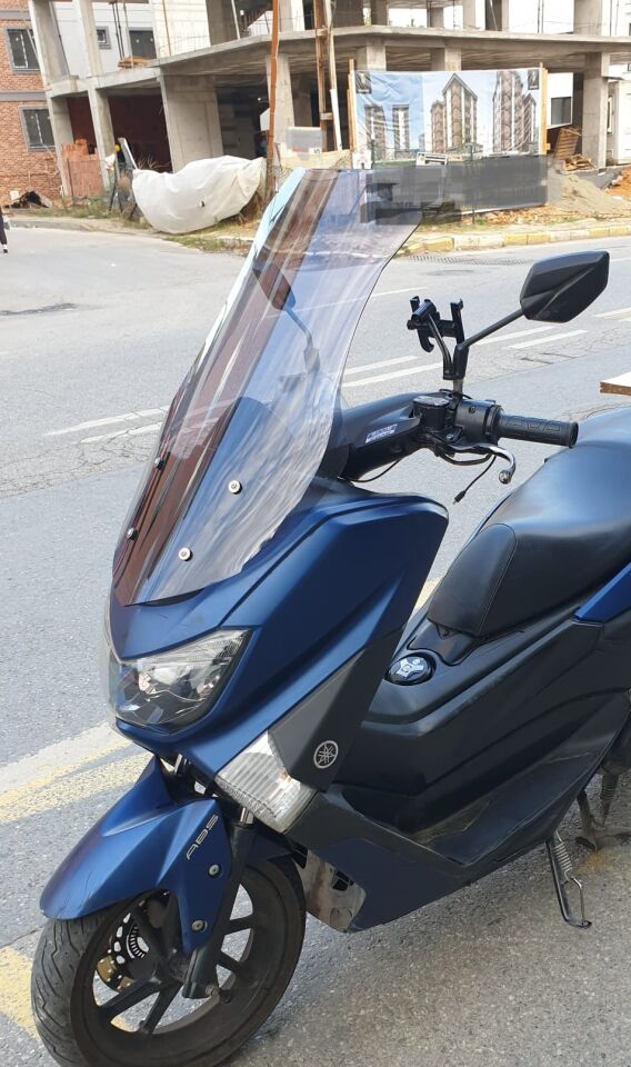 MOTOCAM Yamaha Nmax Ön Cam 2015-2020 Model 69cm Füme Renkli 4mm