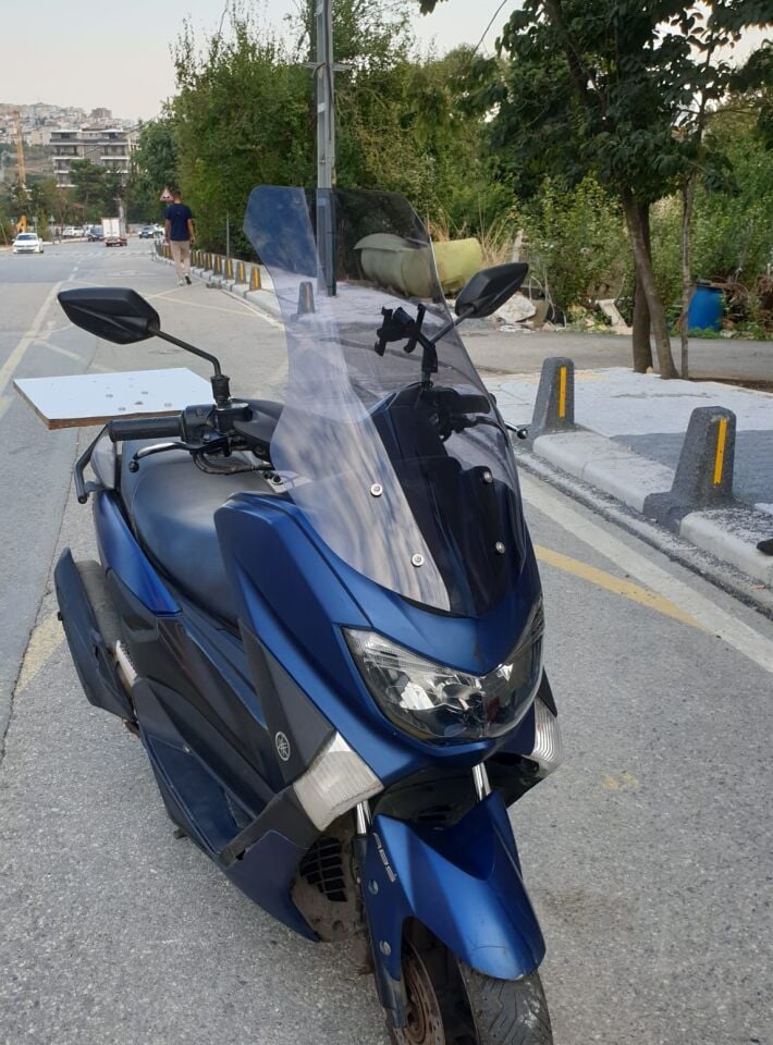 MOTOCAM Yamaha Nmax Ön Cam 2015-2020 Model 69cm Füme Renkli 4mm