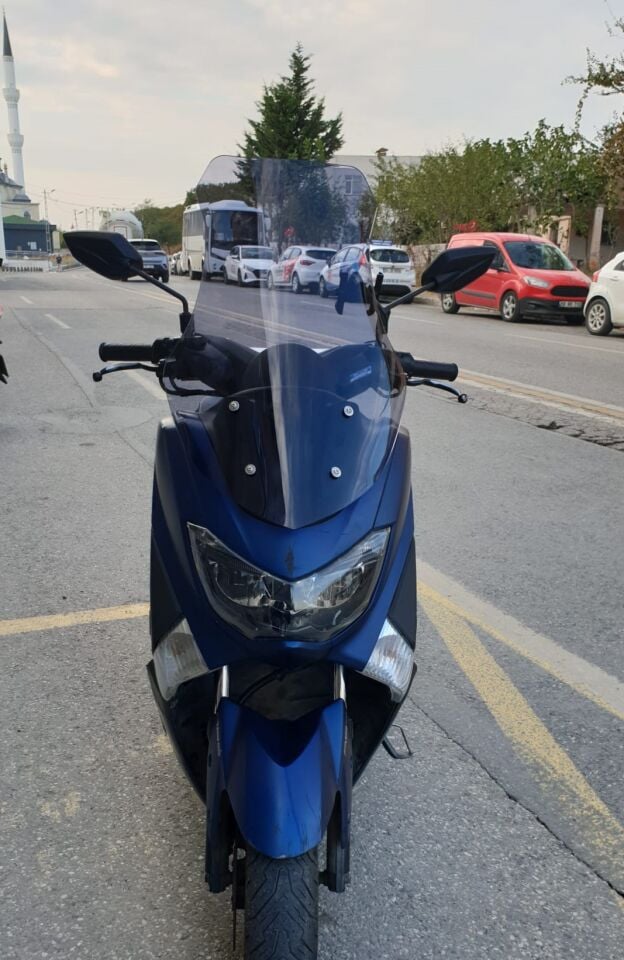 MOTOCAM Yamaha Nmax Ön Cam 2015-2020 Model 69cm Füme Renkli 4mm