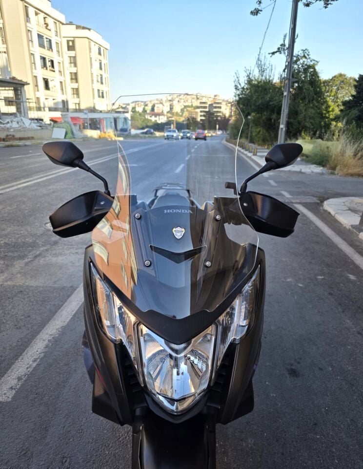 MOTOCAM Honda NC 750 D İntegra Ön Cam 2014-2020 Model 68cm Şeffaf Renkli 4mm