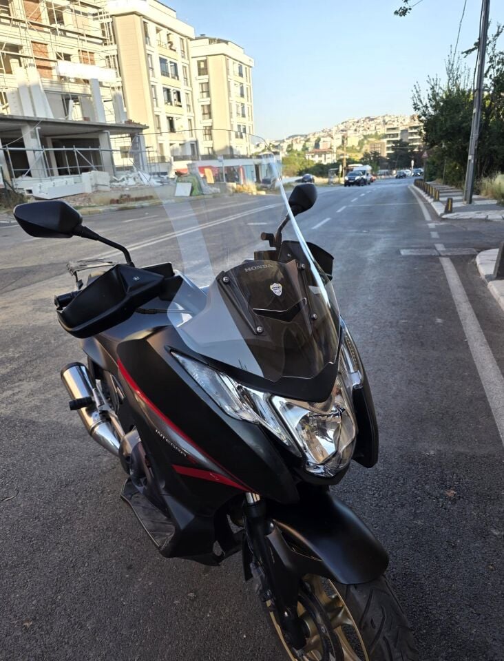 MOTOCAM Honda NC 750 D İntegra Ön Cam 2014-2020 Model 68cm Şeffaf Renkli 4mm