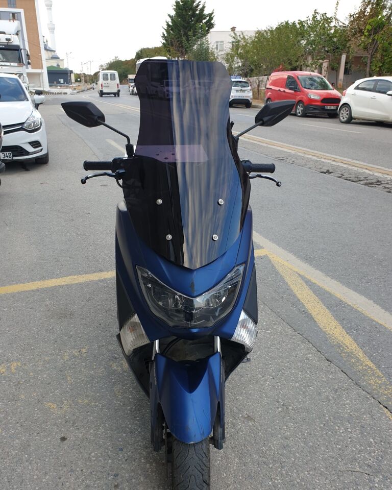 MOTOCAM Yamaha Nmax Ön Cam 2015-2020 Model 69cm Siyah Renkli 4mm
