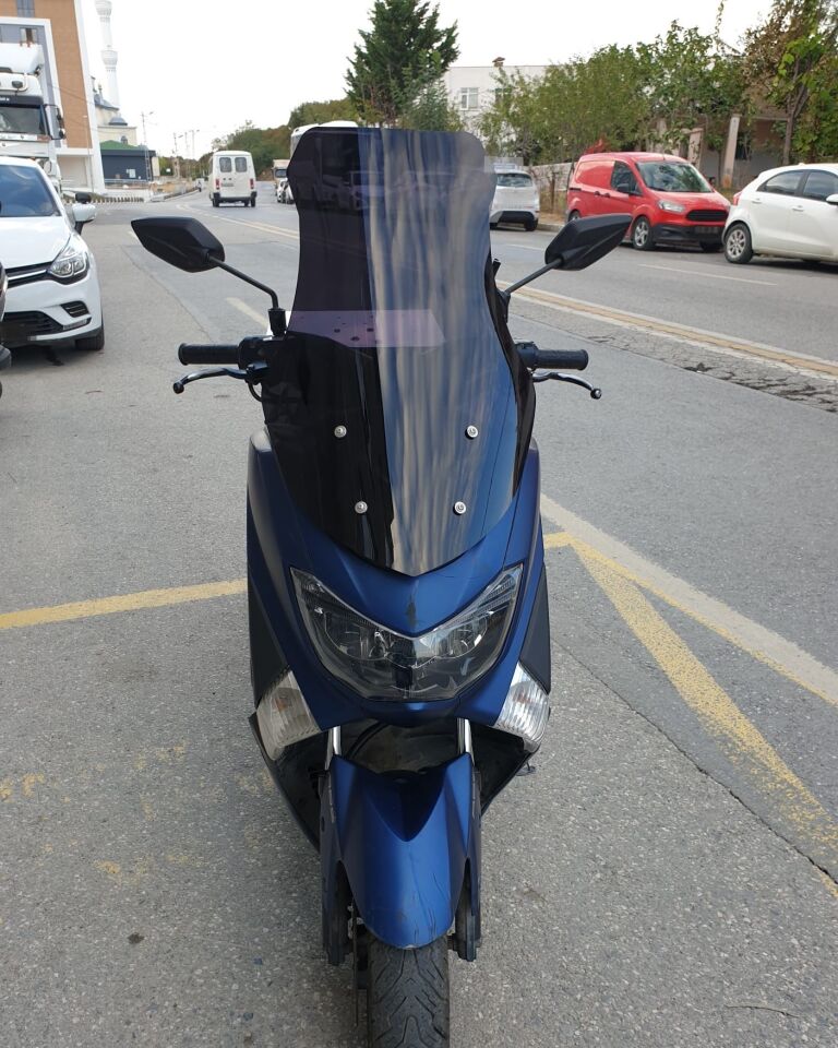MOTOCAM Yamaha Nmax Ön Cam 2015-2020 Model 69cm Siyah Renkli 4mm
