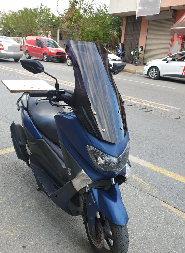 MOTOCAM Yamaha Nmax Ön Cam 2015-2020 Model 69cm Siyah Renkli 4mm