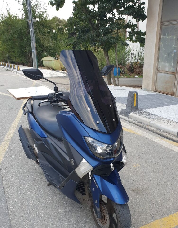 MOTOCAM Yamaha Nmax Ön Cam 2015-2020 Model 69cm Siyah Renkli 4mm