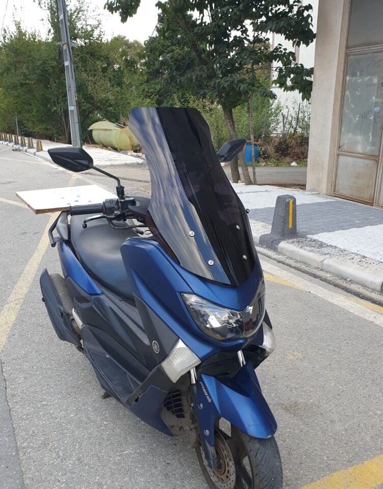 MOTOCAM Yamaha Nmax Ön Cam 2015-2020 Model 69cm Siyah Renkli 4mm