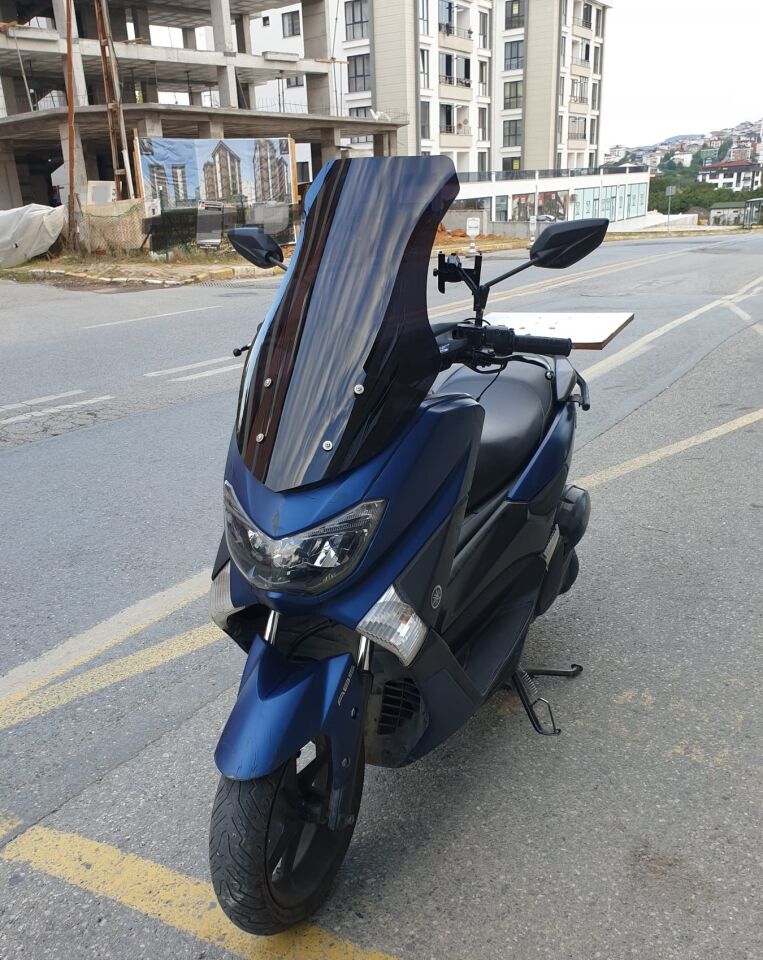 MOTOCAM Yamaha Nmax Ön Cam 2015-2020 Model 69cm Siyah Renkli 4mm