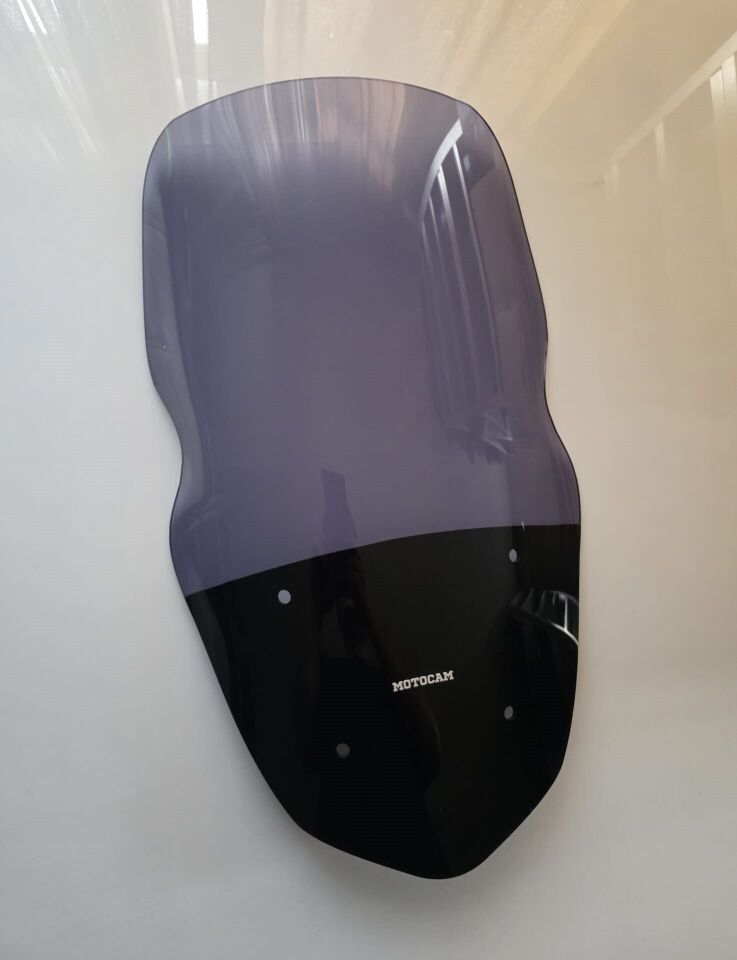 MOTOCAM Arora ZRX 200 Ön Cam 2022 Model 58cm Füme Renkli 4mm ORTA BOYLU