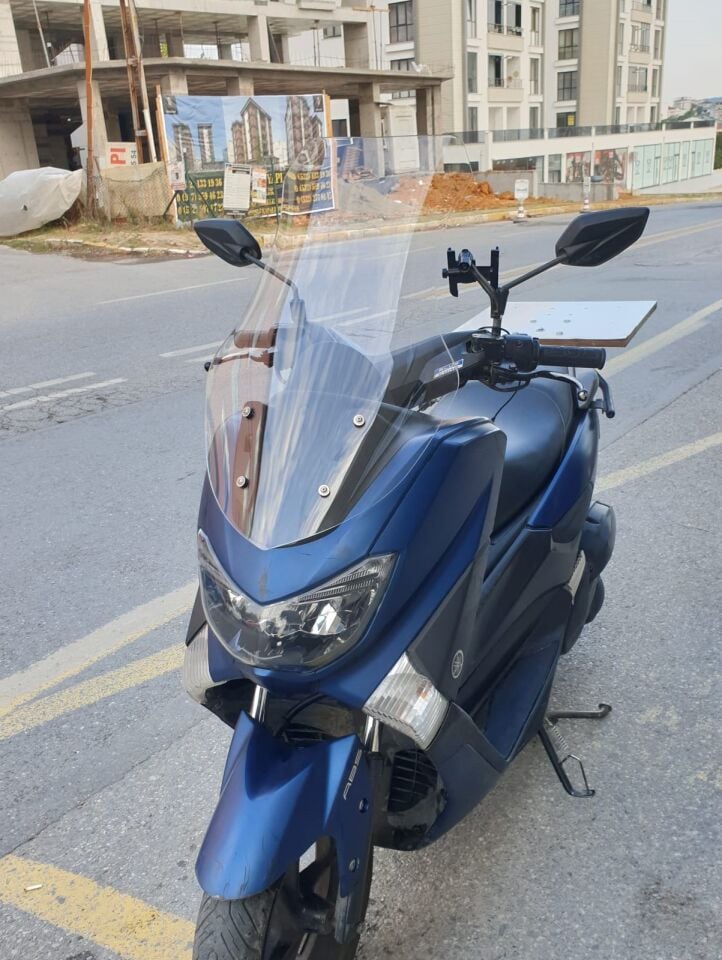 MOTOCAM Yamaha Nmax Ön Cam 2015-2020 Model 69cm Şeffaf Renkli 4mm