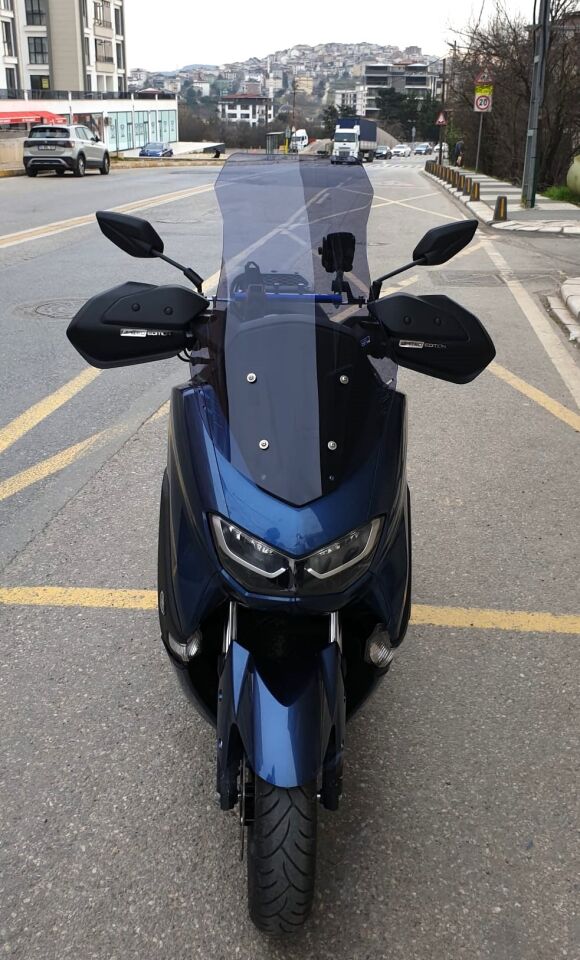 MOTOCAM Yamaha Nmax Ön Cam 2021-2024 Model 72cm Füme Renkli 4mm UZUN