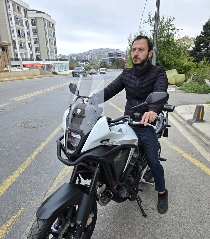 MOTOCAM Honda NX 500 Ön Cam 2025-2026 Model 34cm Şeffaf Renkli 4mm Orijinal Boylu