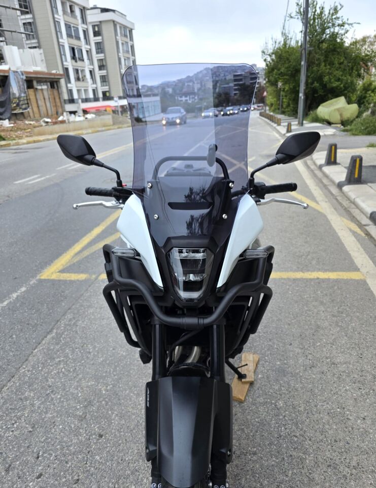 MOTOCAM Honda NX 500 Ön Cam 2025-2026 Model 48cm Füme Renkli 4mm UZUN