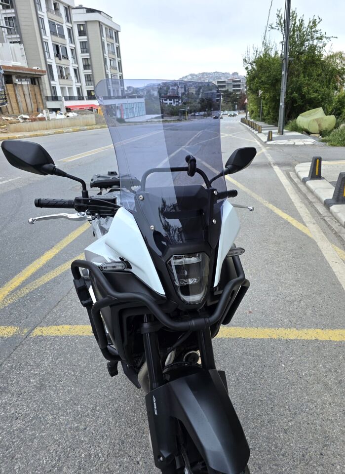 MOTOCAM Honda NX 500 Ön Cam 2025-2026 Model 48cm Füme Renkli 4mm UZUN