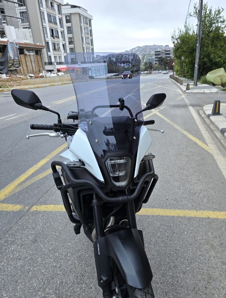 MOTOCAM Honda NX 500 Ön Cam 2025-2026 Model 48cm Füme Renkli 4mm UZUN
