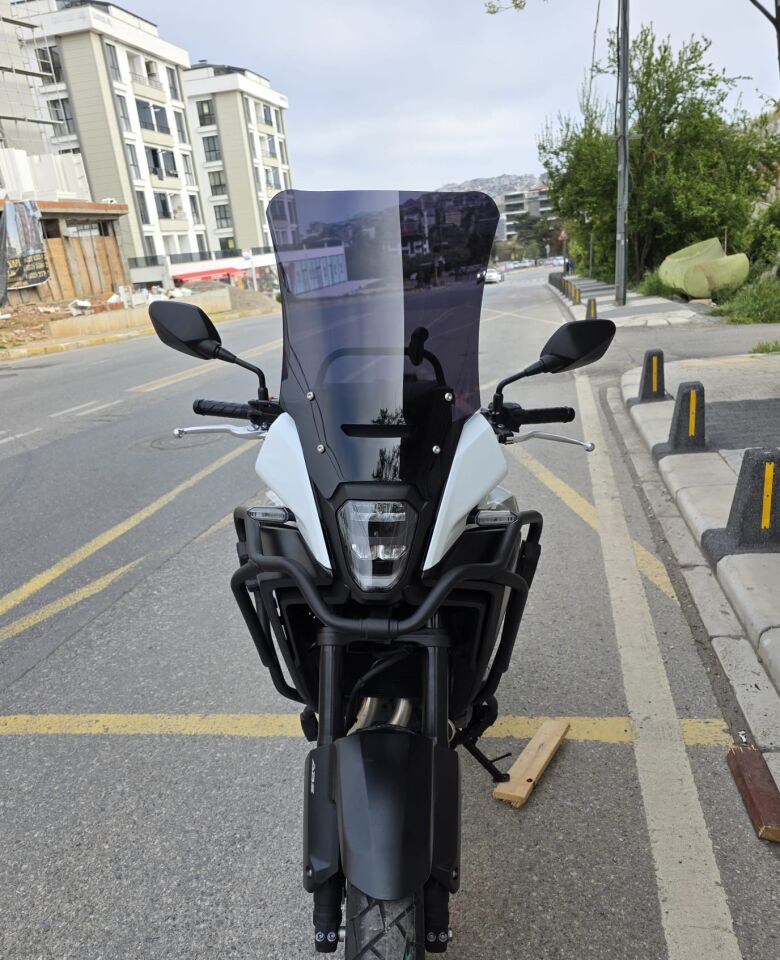 MOTOCAM Honda NX 500 Ön Cam 2025-2026 Model 48cm Siyah Renkli 4mm UZUN
