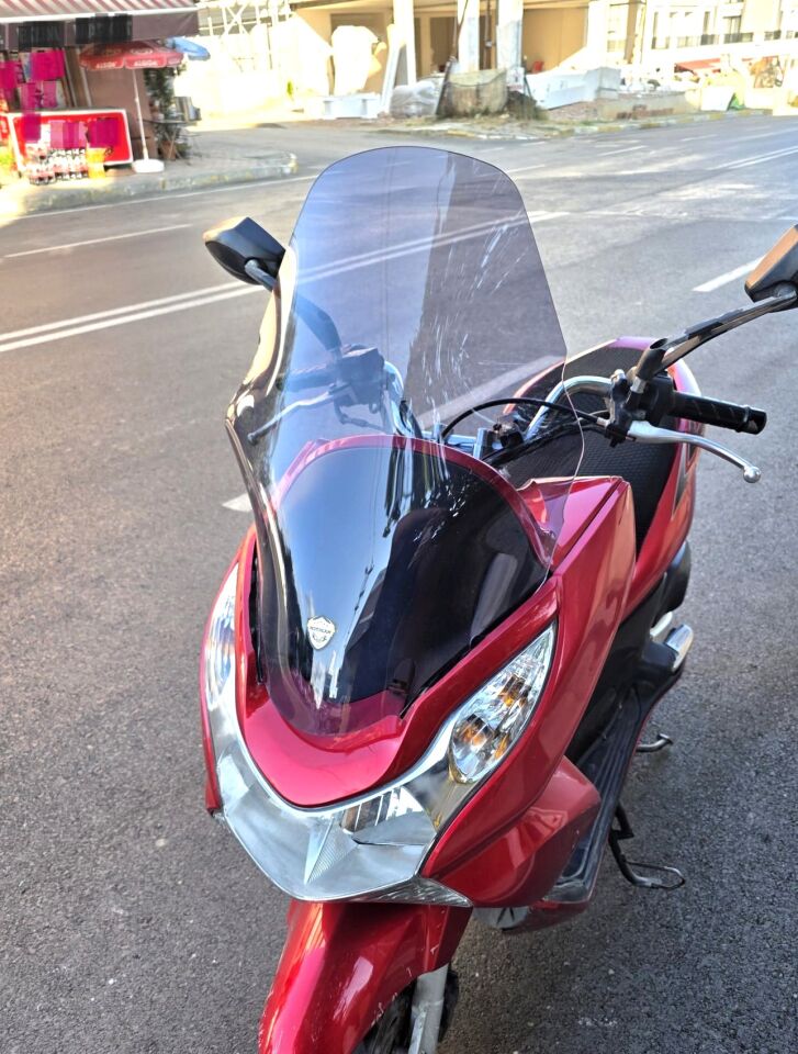 MOTOCAM Honda PCX Ön Cam 2011-2013 Model 59cm Füme Renkli ORTA BOYLU
