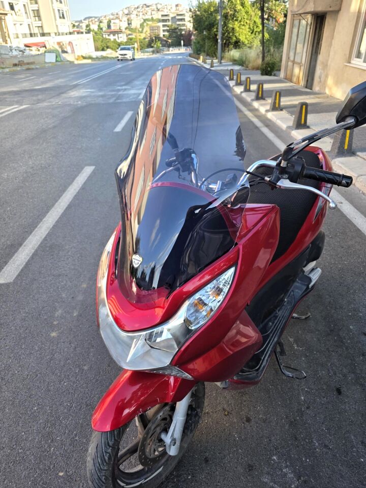 MOTOCAM Honda PCX Ön Cam 2011-2013 Model 59cm Füme Renkli ORTA BOYLU