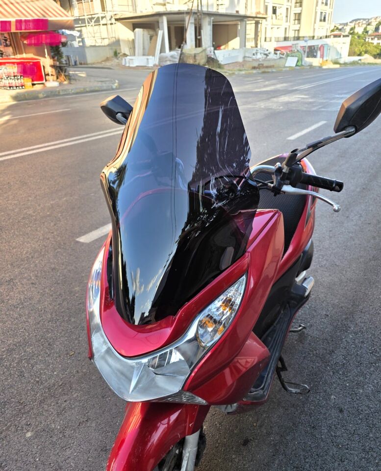 MOTOCAM Honda PCX Ön Cam 2011-2013 Model 59cm Siyah Renkli ORTA BOYLU