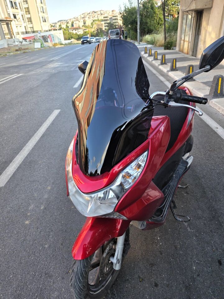 MOTOCAM Honda PCX Ön Cam 2011-2013 Model 59cm Siyah Renkli ORTA BOYLU