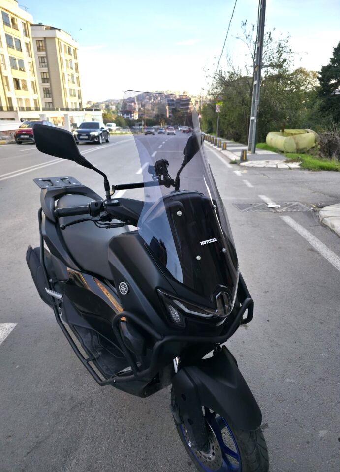 MOTOCAM Yamaha Nmax Ön Cam 2025-2026 Model 72cm Füme Renkli 4mm