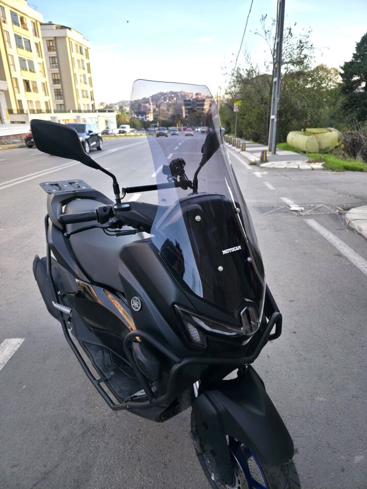 MOTOCAM Yamaha Nmax Ön Cam 2025-2026 Model 72cm Füme Renkli 4mm