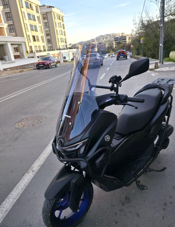 MOTOCAM Yamaha Nmax Ön Cam 2025-2026 Model 72cm Füme Renkli 4mm