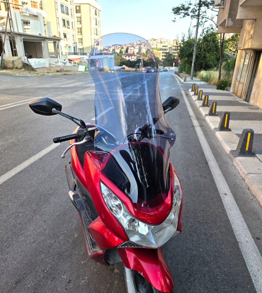 MOTOCAM Honda PCX Ön Cam 2011-2013 Model 83cm Füme Renkli 4mm UZUN