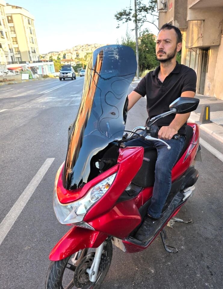 MOTOCAM Honda PCX Ön Cam 2011-2013 Model 83cm Siyah Renkli 4mm UZUN