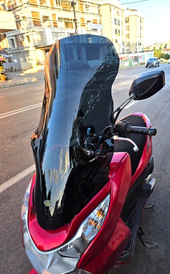 MOTOCAM Honda PCX Ön Cam 2011-2013 Model 83cm Siyah Renkli 4mm UZUN