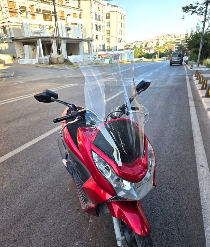 MOTOCAM Honda PCX Ön Cam 2011-2013 Model 83cm Şeffaf Renkli 4mm UZUN