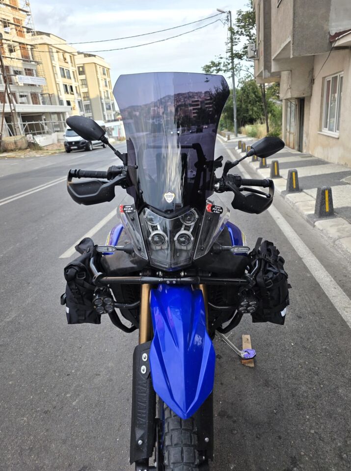 MOTOCAM Yamaha Tenere 700 World Raid Ön Cam 2023-2024 Model 45cm Siyah Renkli 4mm