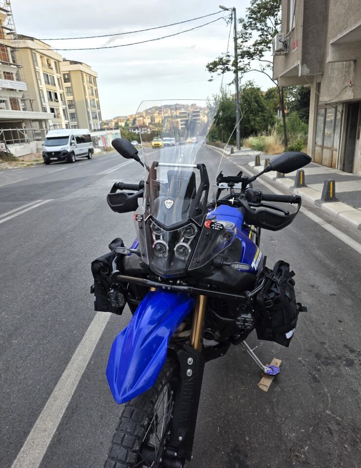 MOTOCAM Yamaha Tenere 700 World Raid Ön Cam 2023-2024 Model 45cm Şeffaf Renkli 4mm